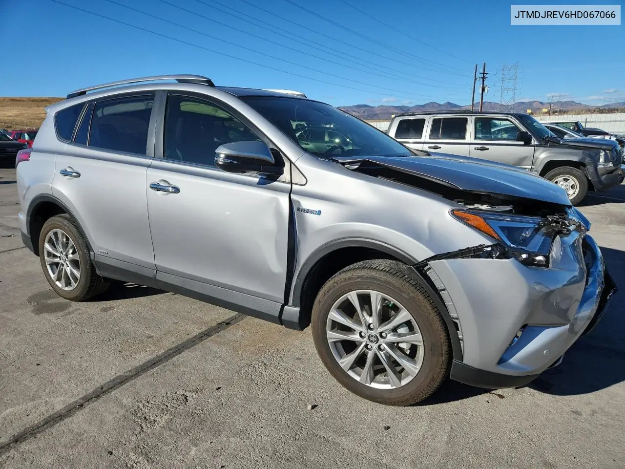 JTMDJREV6HD067066 2017 Toyota Rav4 Hv Limited