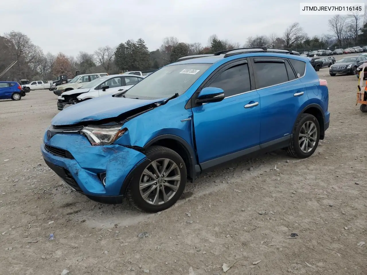 JTMDJREV7HD116145 2017 Toyota Rav4 Hv Limited