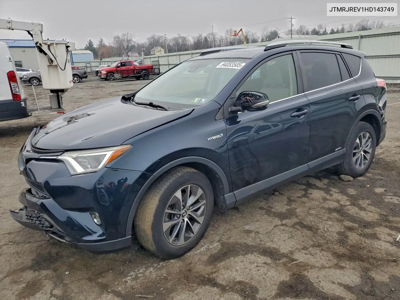 JTMRJREV1HD143749 2017 Toyota Rav4 Hv Le