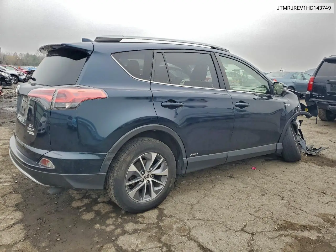 JTMRJREV1HD143749 2017 Toyota Rav4 Hv Le