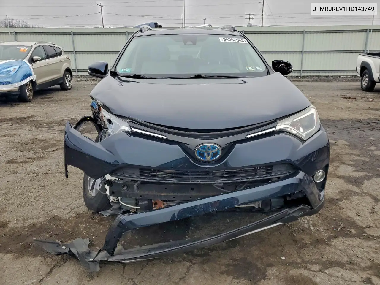 JTMRJREV1HD143749 2017 Toyota Rav4 Hv Le