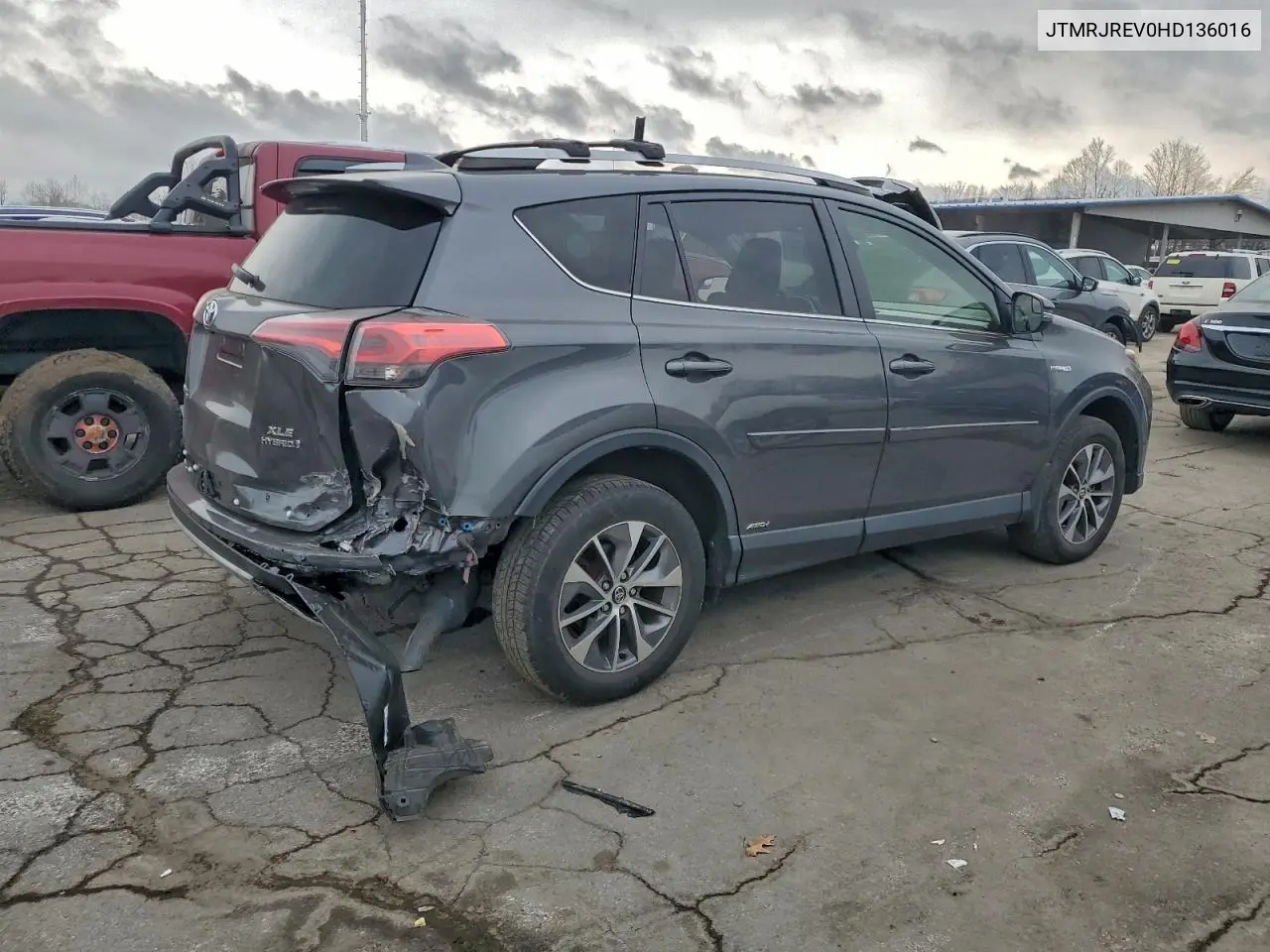JTMRJREV0HD136016 2017 Toyota Rav4 Hv Le
