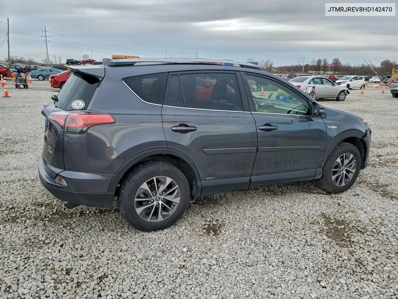 JTMRJREV8HD142470 2017 Toyota Rav4 Hv Le