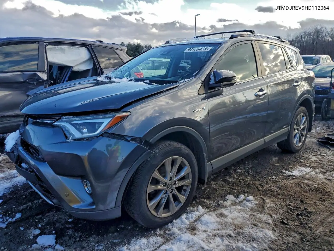 JTMDJREV9HD112064 2017 Toyota Rav4 Hv Limited