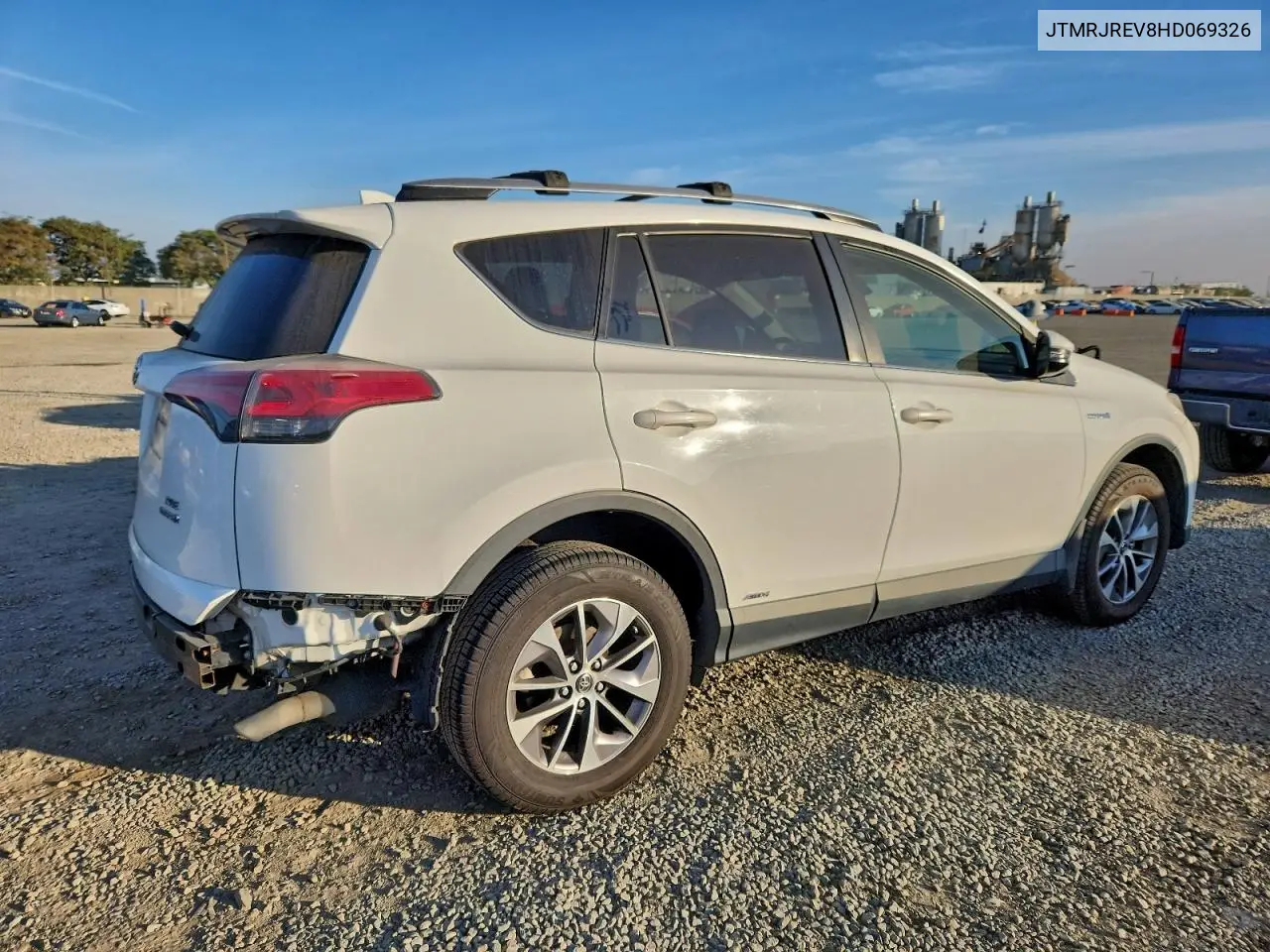 JTMRJREV8HD069326 2017 Toyota Rav4 Hv Le