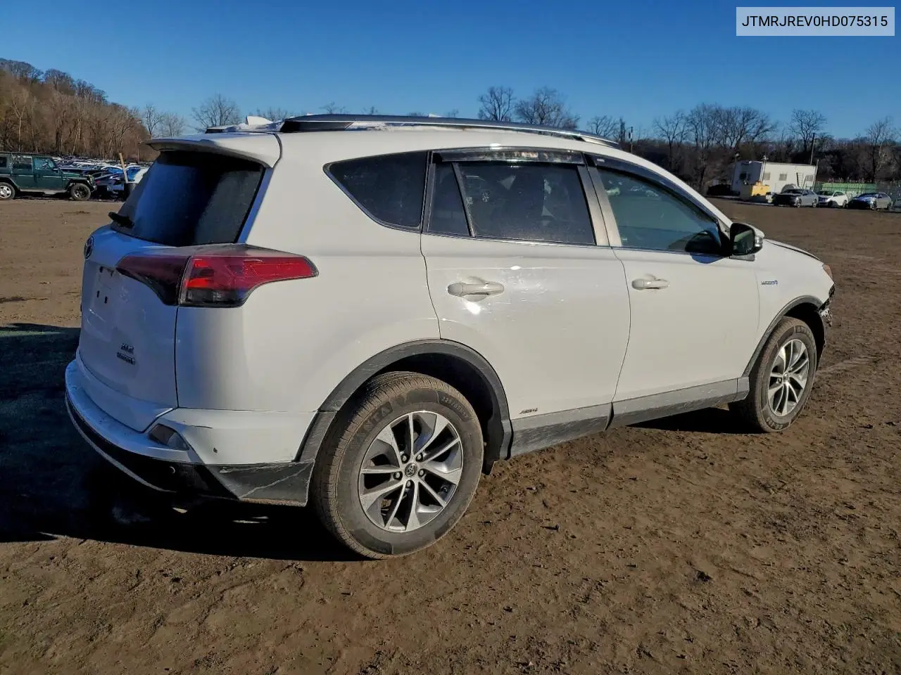 JTMRJREV0HD075315 2017 Toyota Rav4 Hv Le