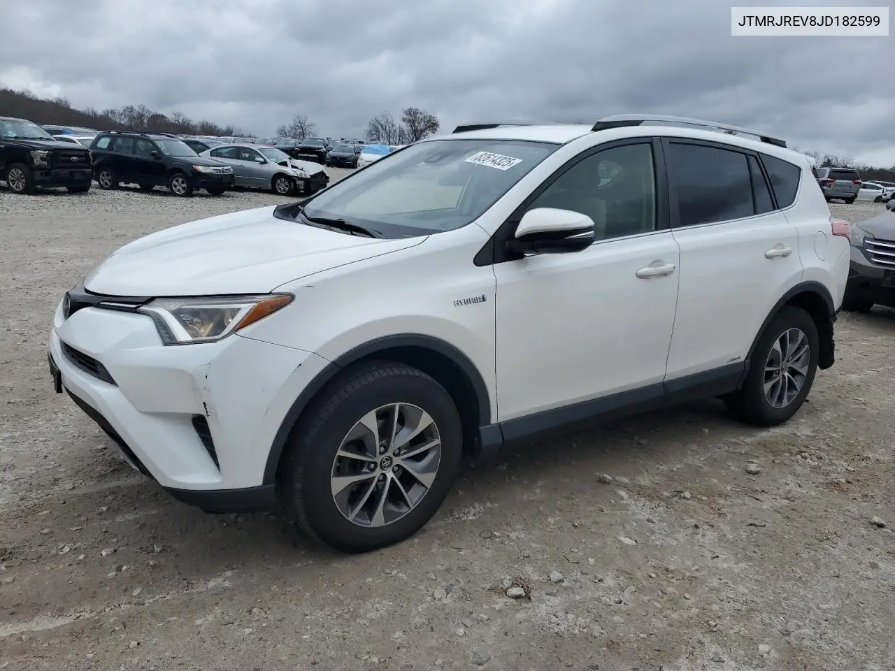 JTMRJREV8JD182599 2018 Toyota Rav4 Hv Le