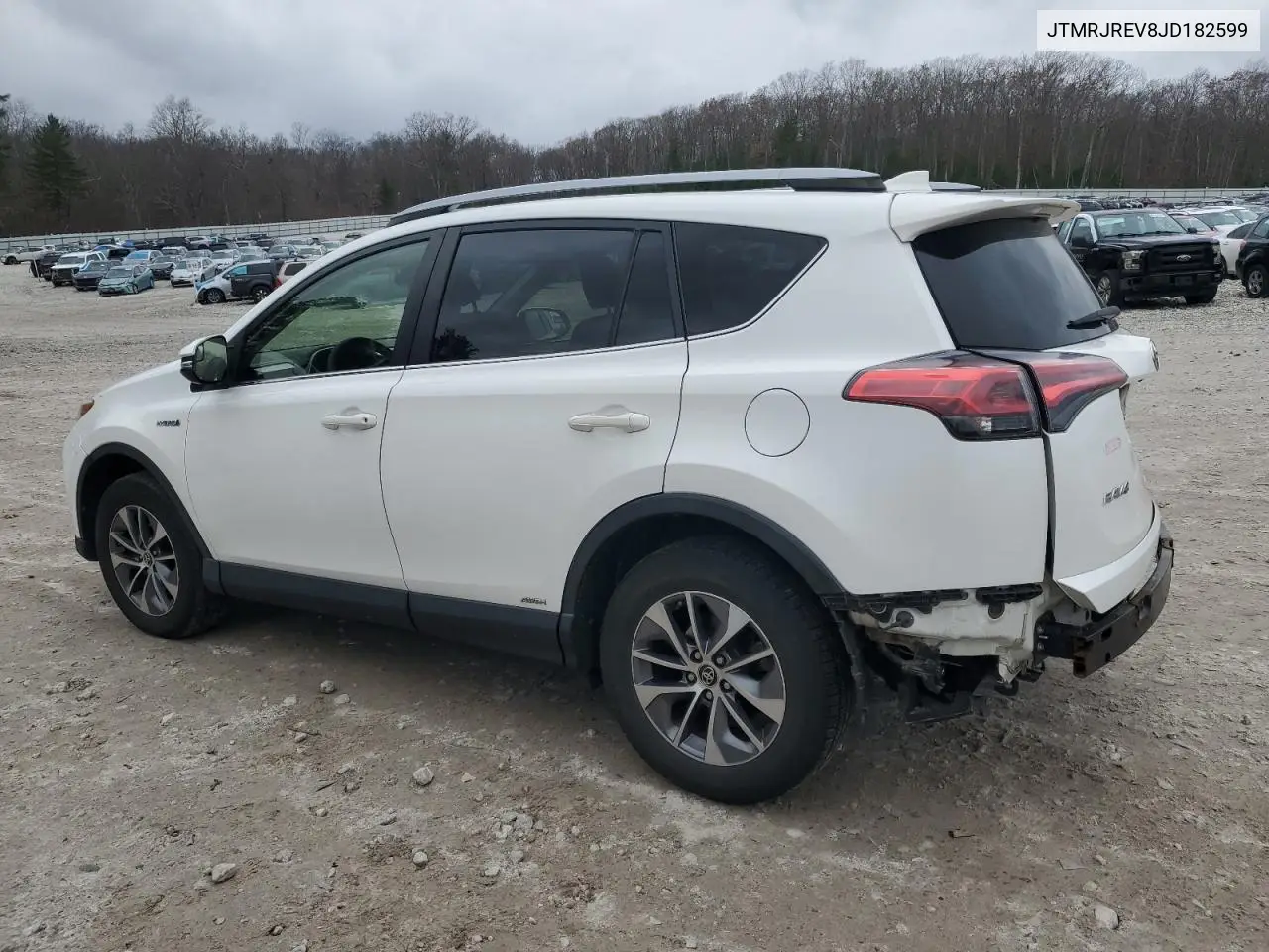 JTMRJREV8JD182599 2018 Toyota Rav4 Hv Le
