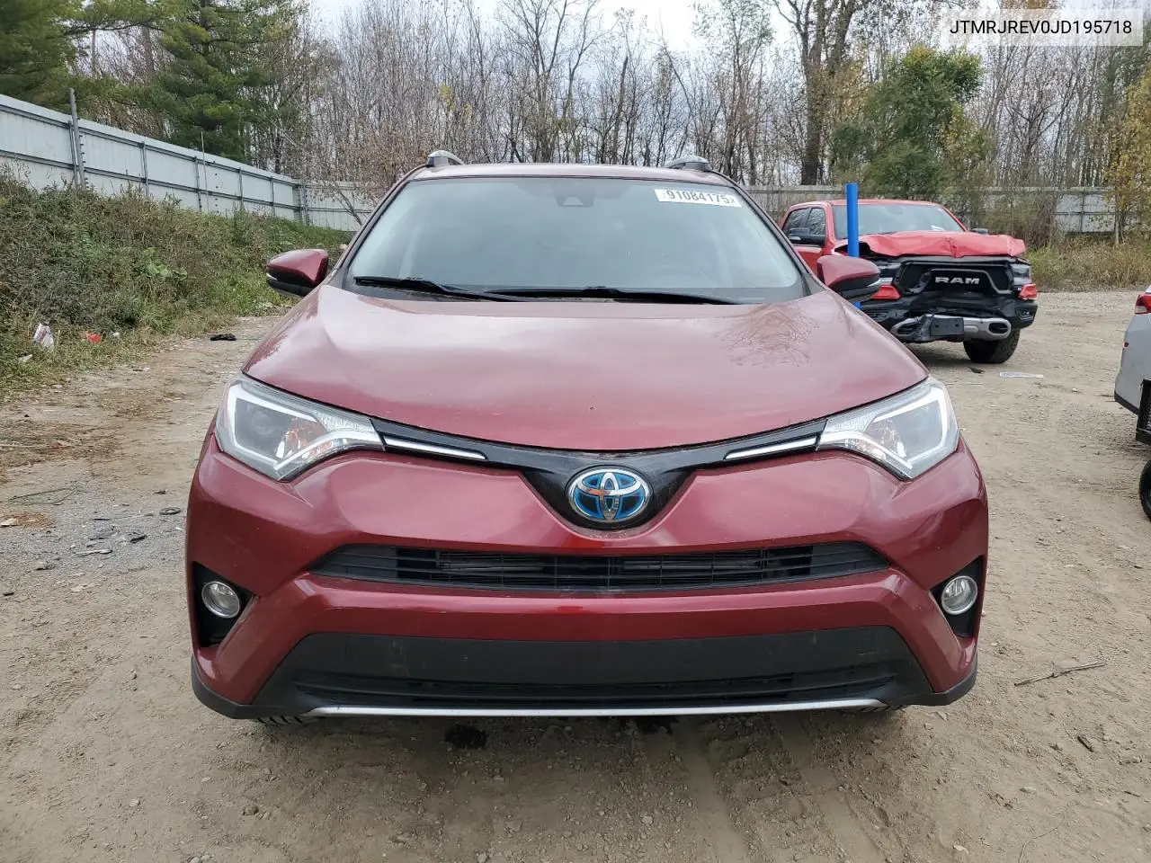 JTMRJREV0JD195718 2018 Toyota Rav4 Hv Le