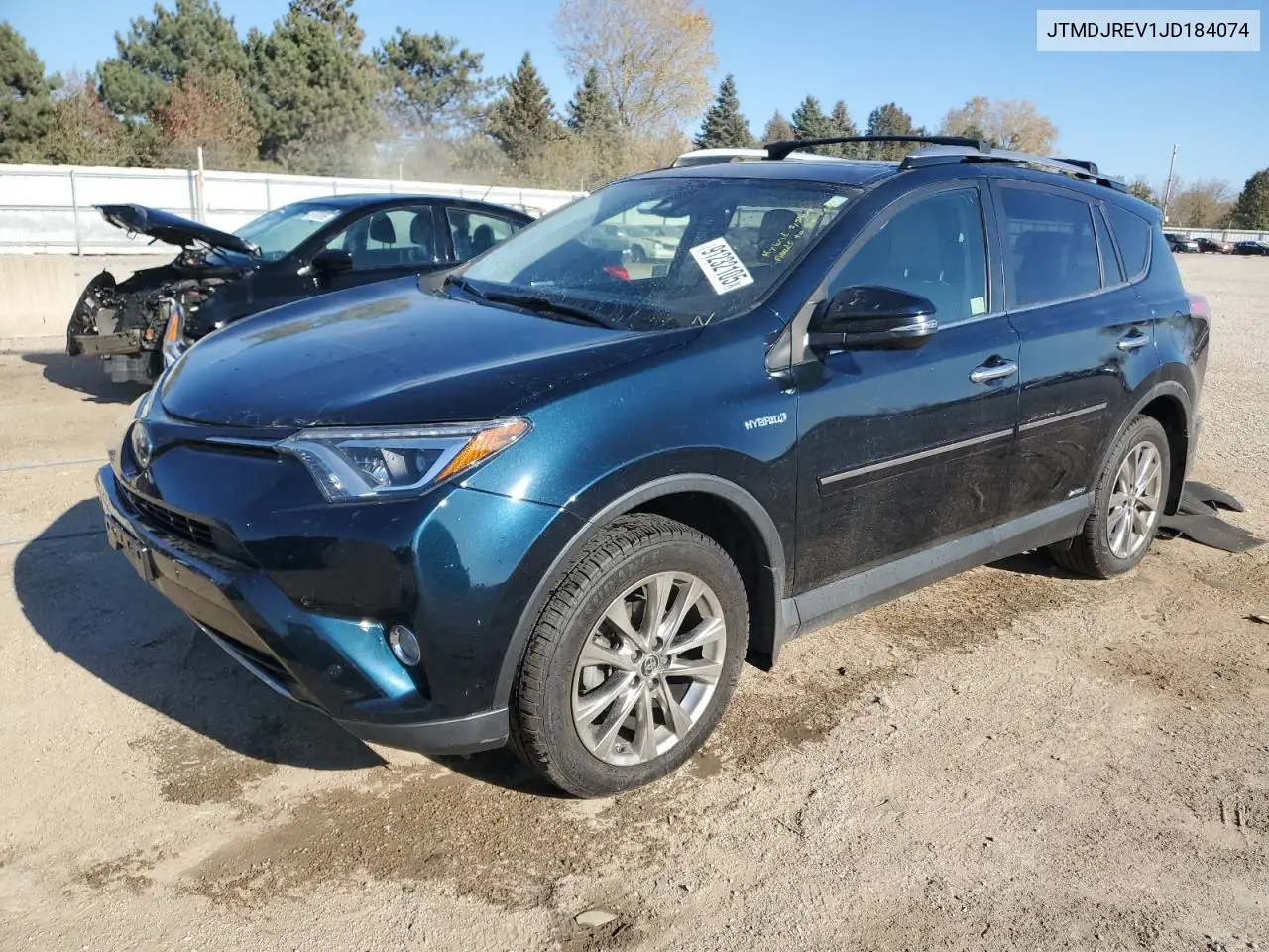 JTMDJREV1JD184074 2018 Toyota Rav4 Hv Limited