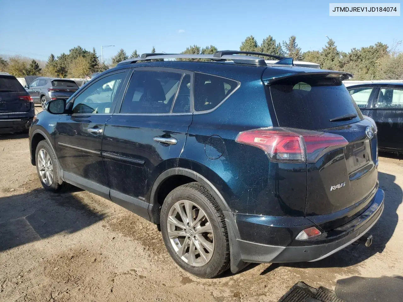 JTMDJREV1JD184074 2018 Toyota Rav4 Hv Limited