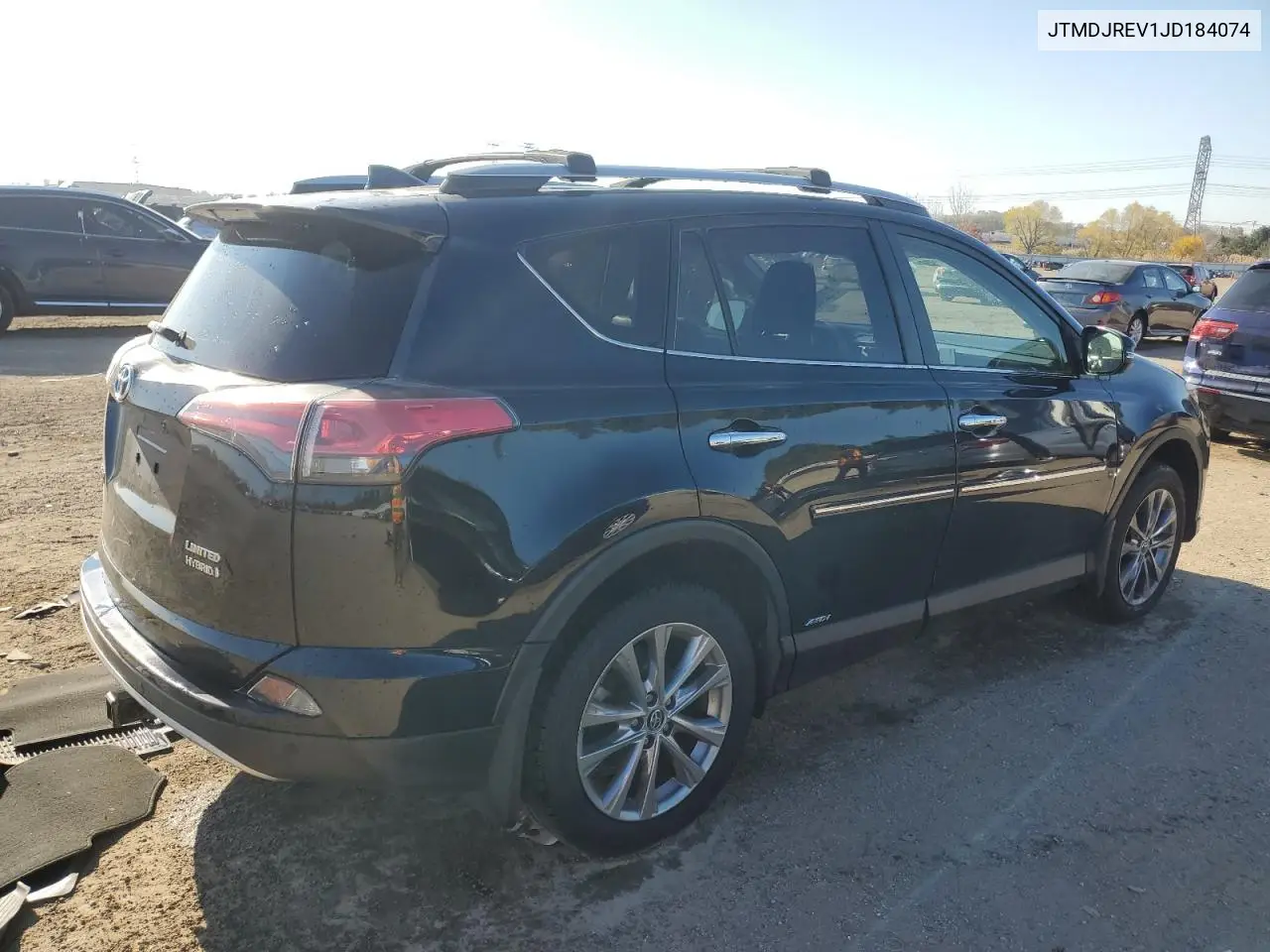 JTMDJREV1JD184074 2018 Toyota Rav4 Hv Limited