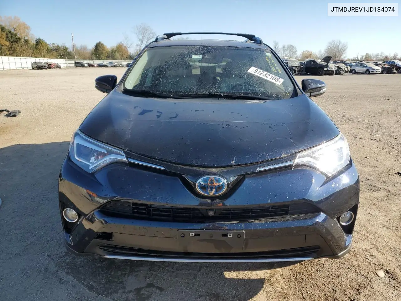JTMDJREV1JD184074 2018 Toyota Rav4 Hv Limited