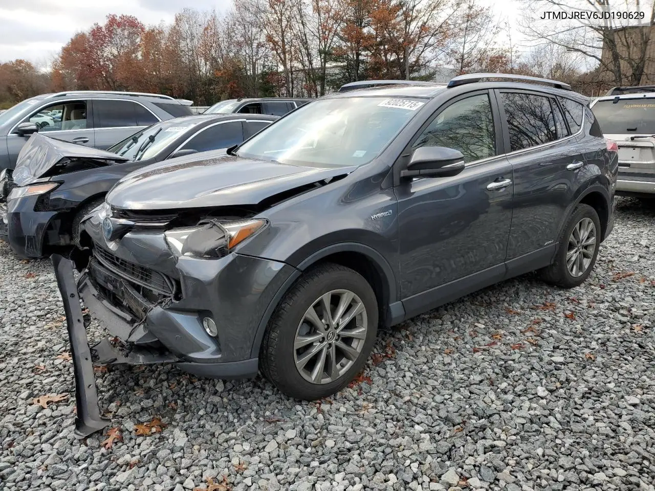 JTMDJREV6JD190629 2018 Toyota Rav4 Hv Limited
