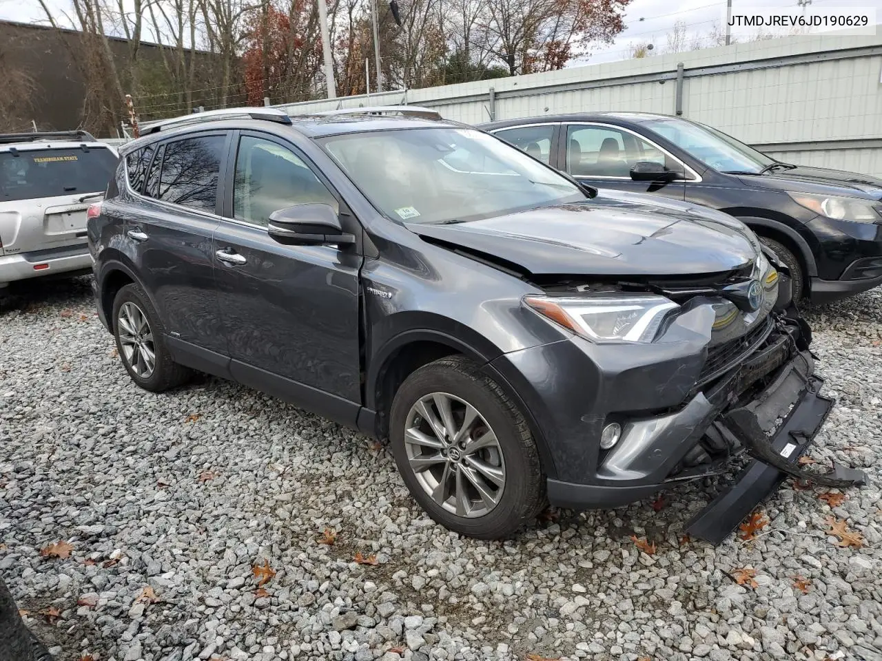 JTMDJREV6JD190629 2018 Toyota Rav4 Hv Limited