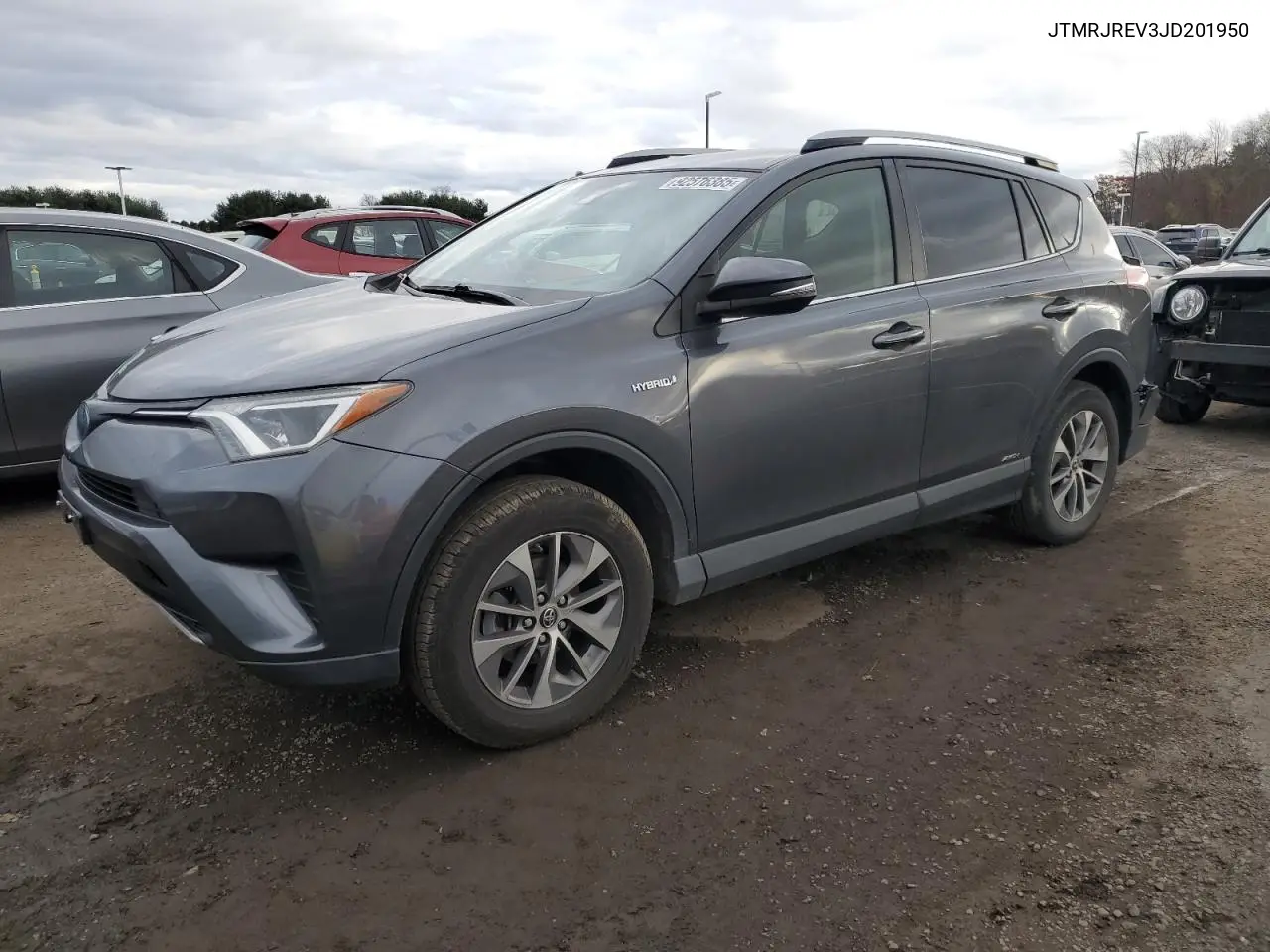 JTMRJREV3JD201950 2018 Toyota Rav4 Hv Le
