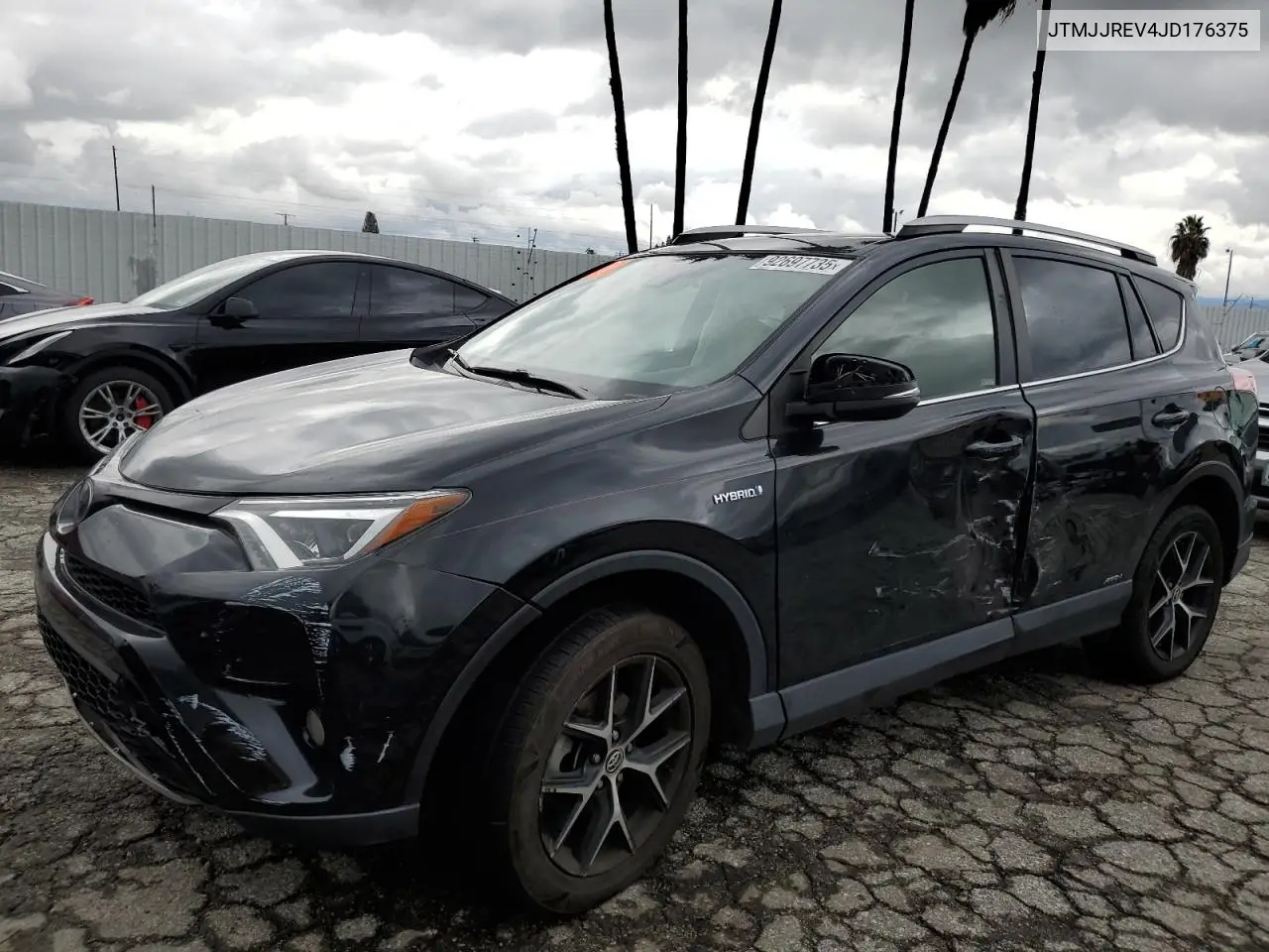 JTMJJREV4JD176375 2018 Toyota Rav4 Hv Se