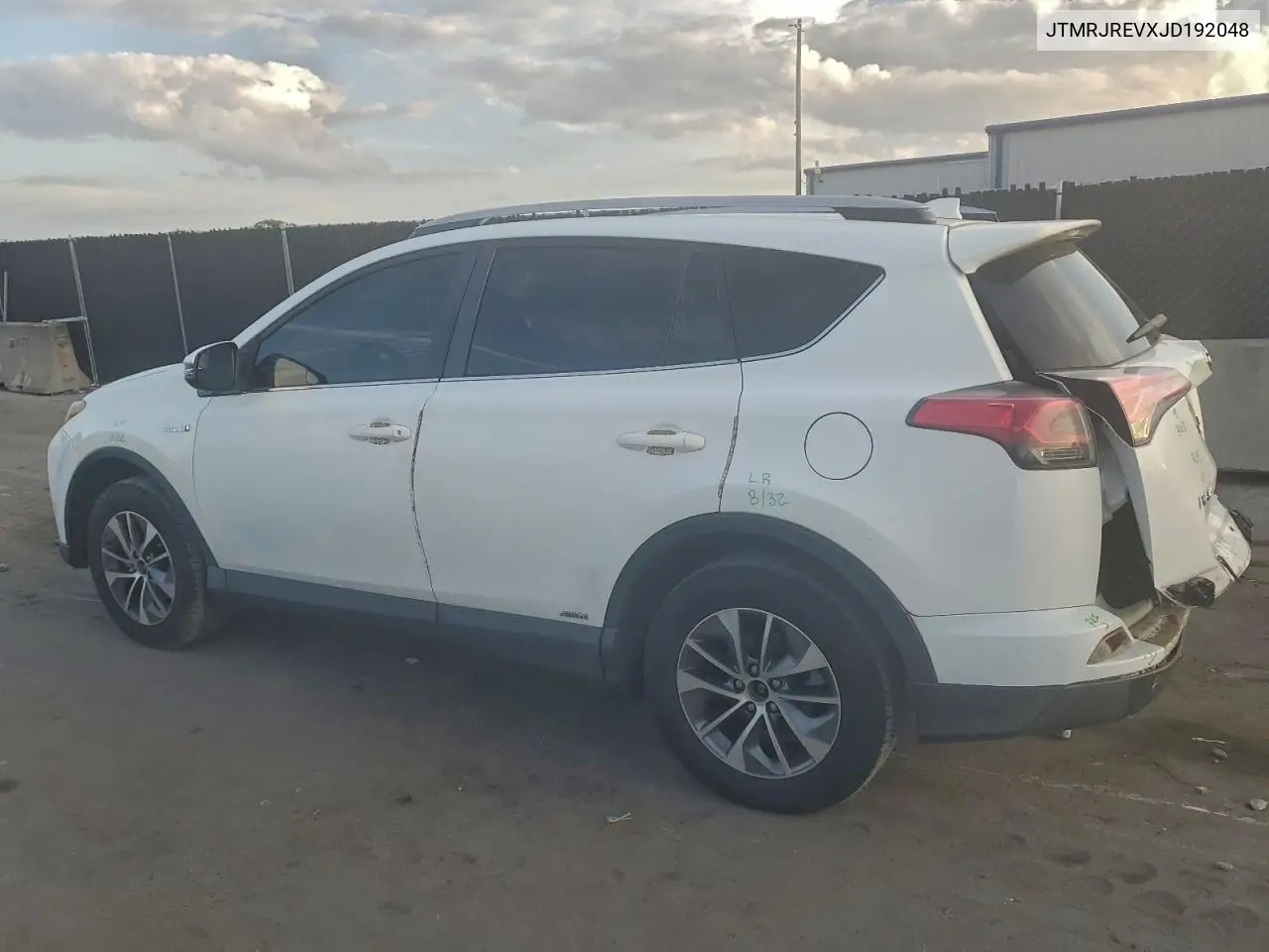JTMRJREVXJD192048 2018 Toyota Rav4 Hv Le