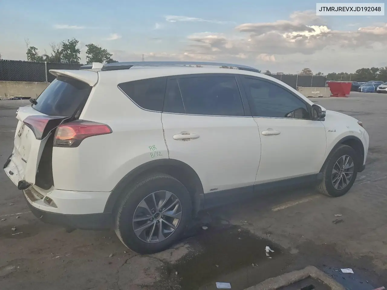 JTMRJREVXJD192048 2018 Toyota Rav4 Hv Le