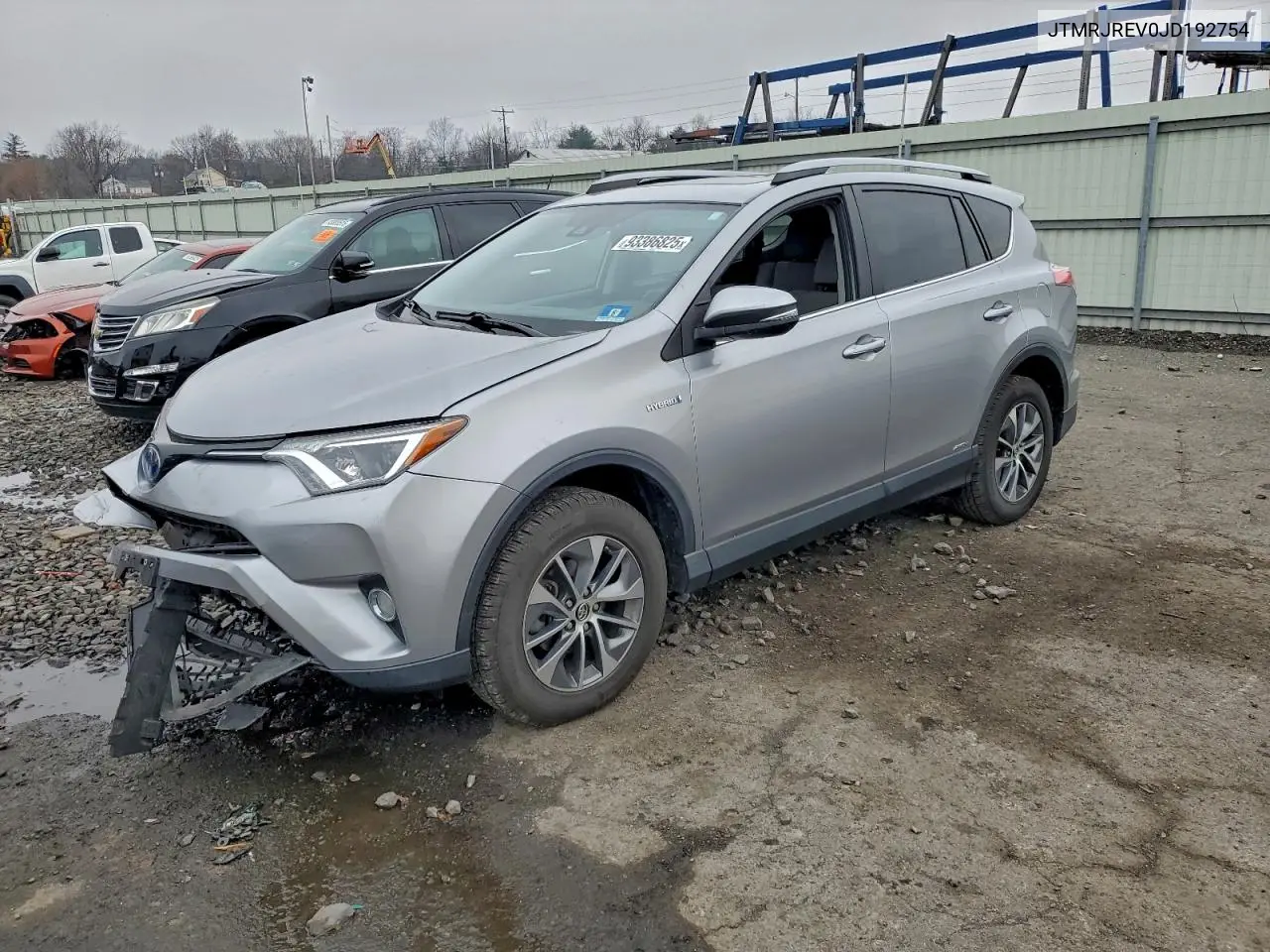 JTMRJREV0JD192754 2018 Toyota Rav4 Hv Le