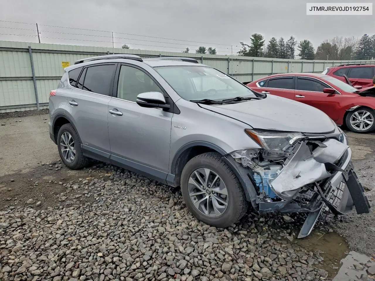 JTMRJREV0JD192754 2018 Toyota Rav4 Hv Le