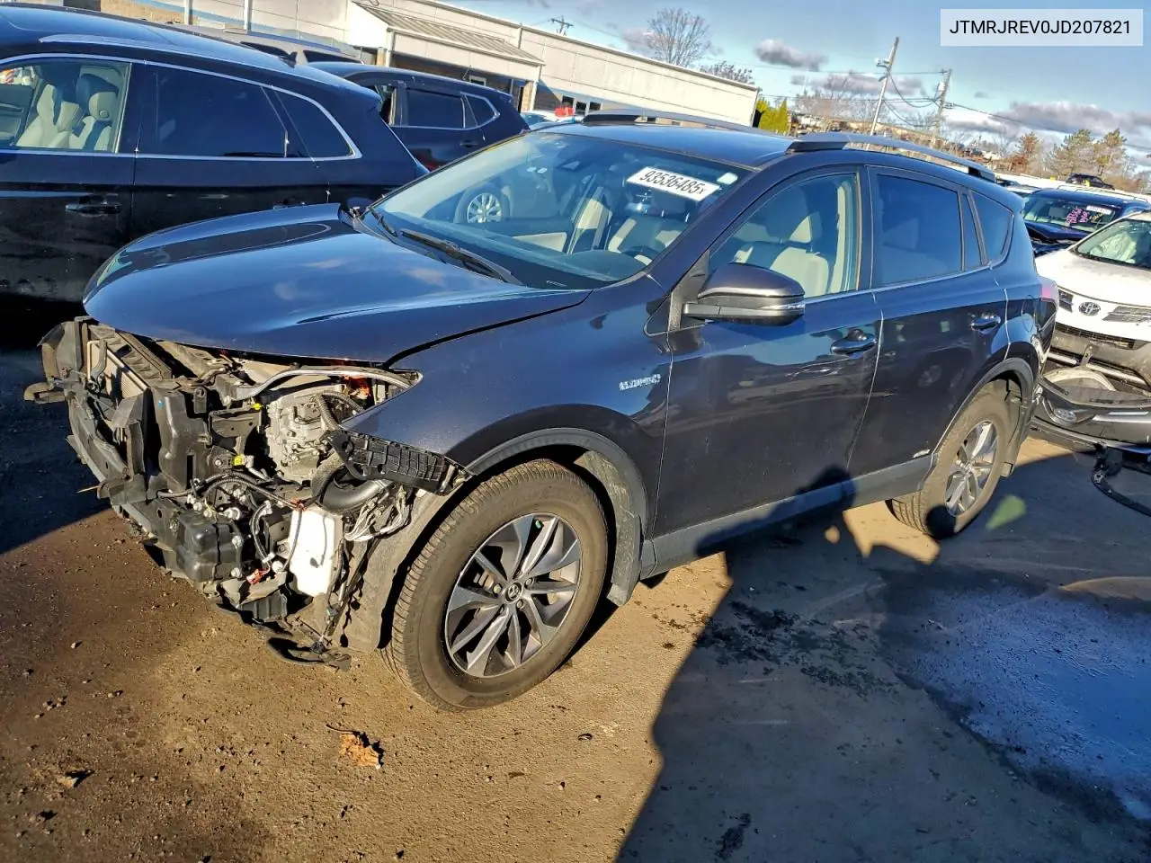 JTMRJREV0JD207821 2018 Toyota Rav4 Hv Le