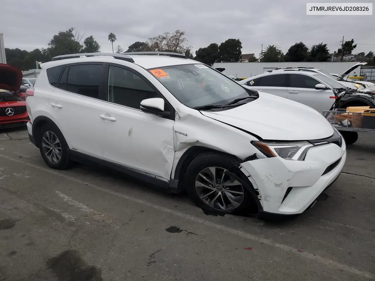 JTMRJREV6JD208326 2018 Toyota Rav4 Hv Le