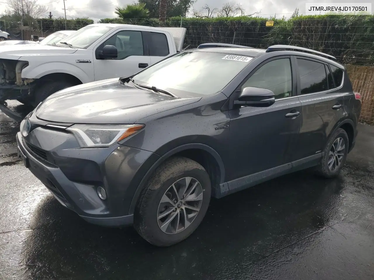 JTMRJREV4JD170501 2018 Toyota Rav4 Hv Le