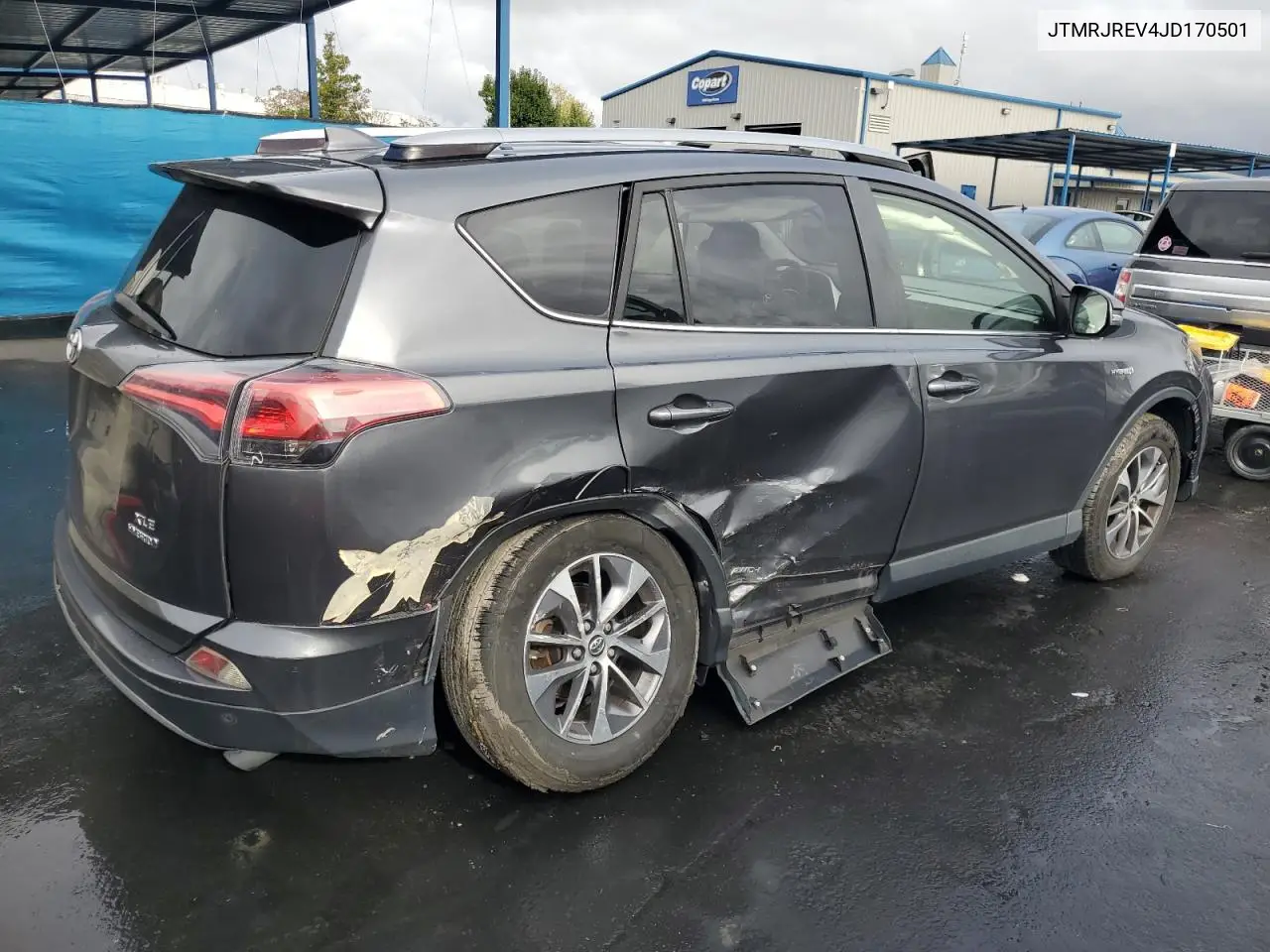 JTMRJREV4JD170501 2018 Toyota Rav4 Hv Le