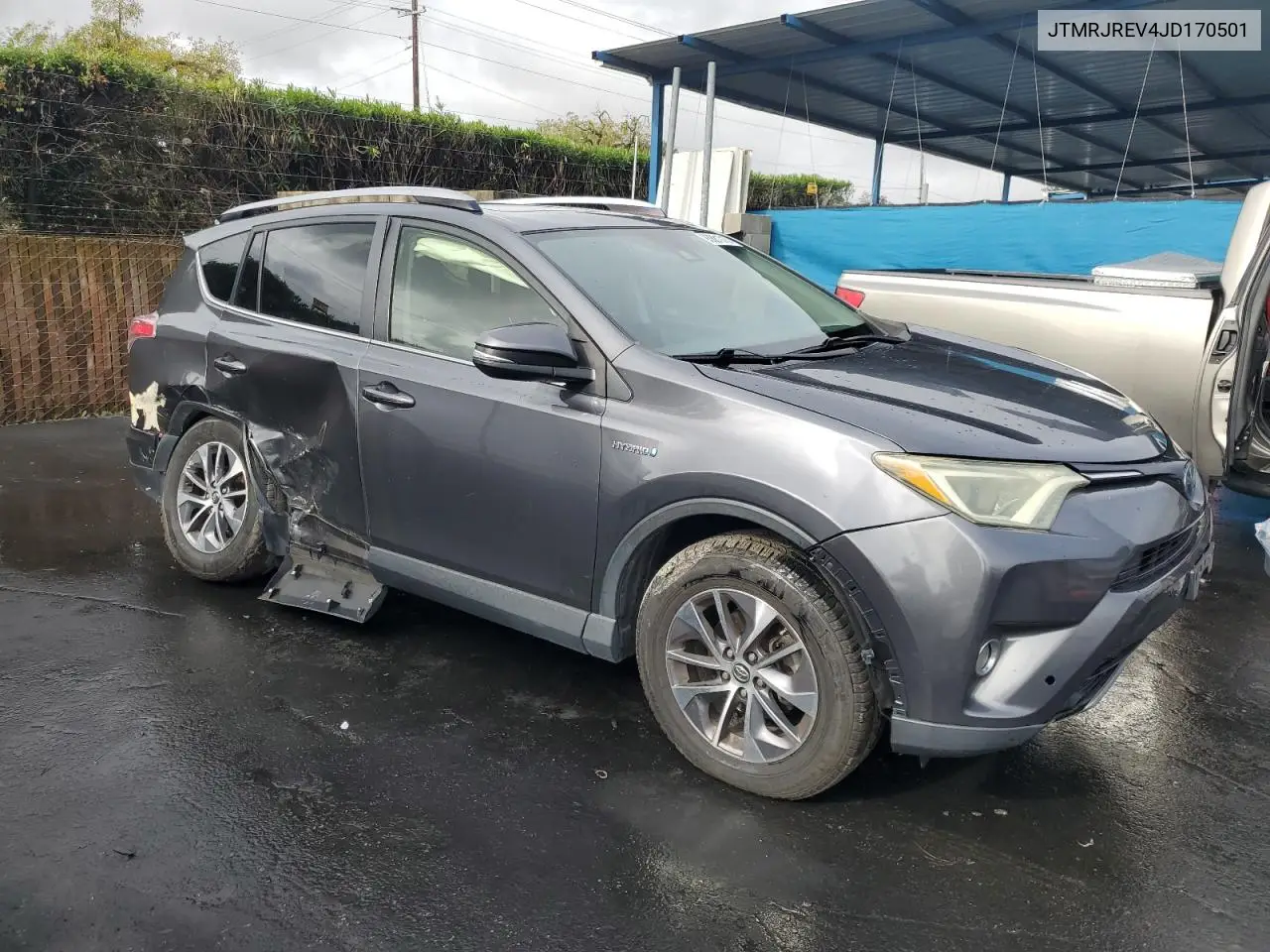 JTMRJREV4JD170501 2018 Toyota Rav4 Hv Le
