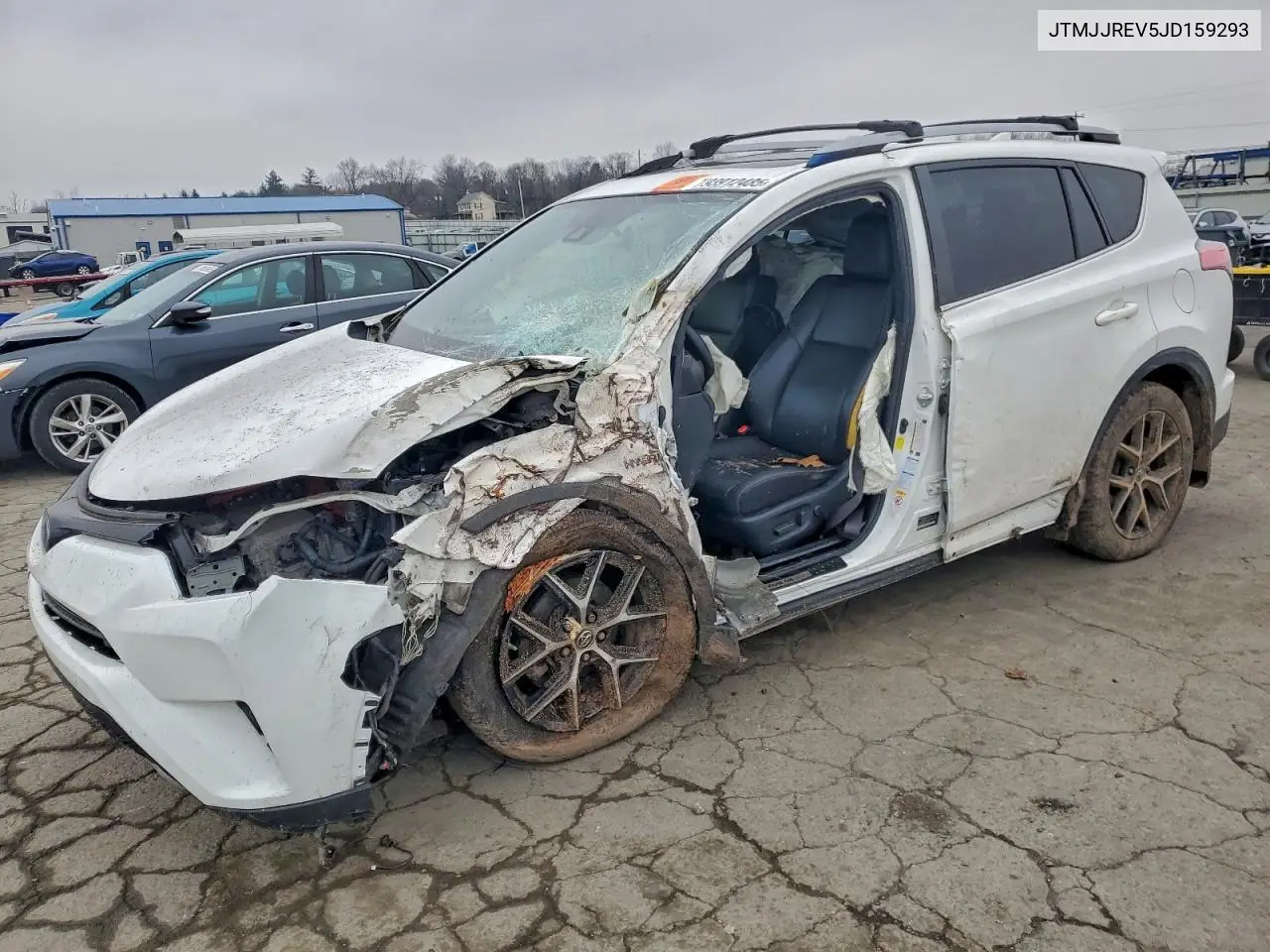 JTMJJREV5JD159293 2018 Toyota Rav4 Hv Se