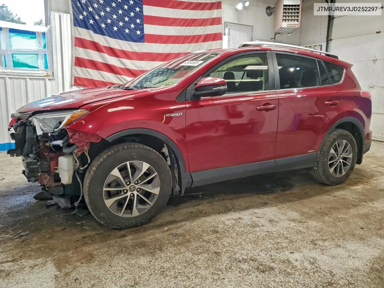 JTMRJREV3JD252297 2018 Toyota Rav4 Hv Le
