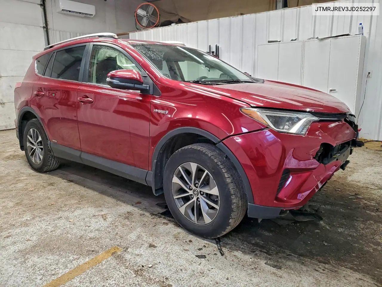 JTMRJREV3JD252297 2018 Toyota Rav4 Hv Le