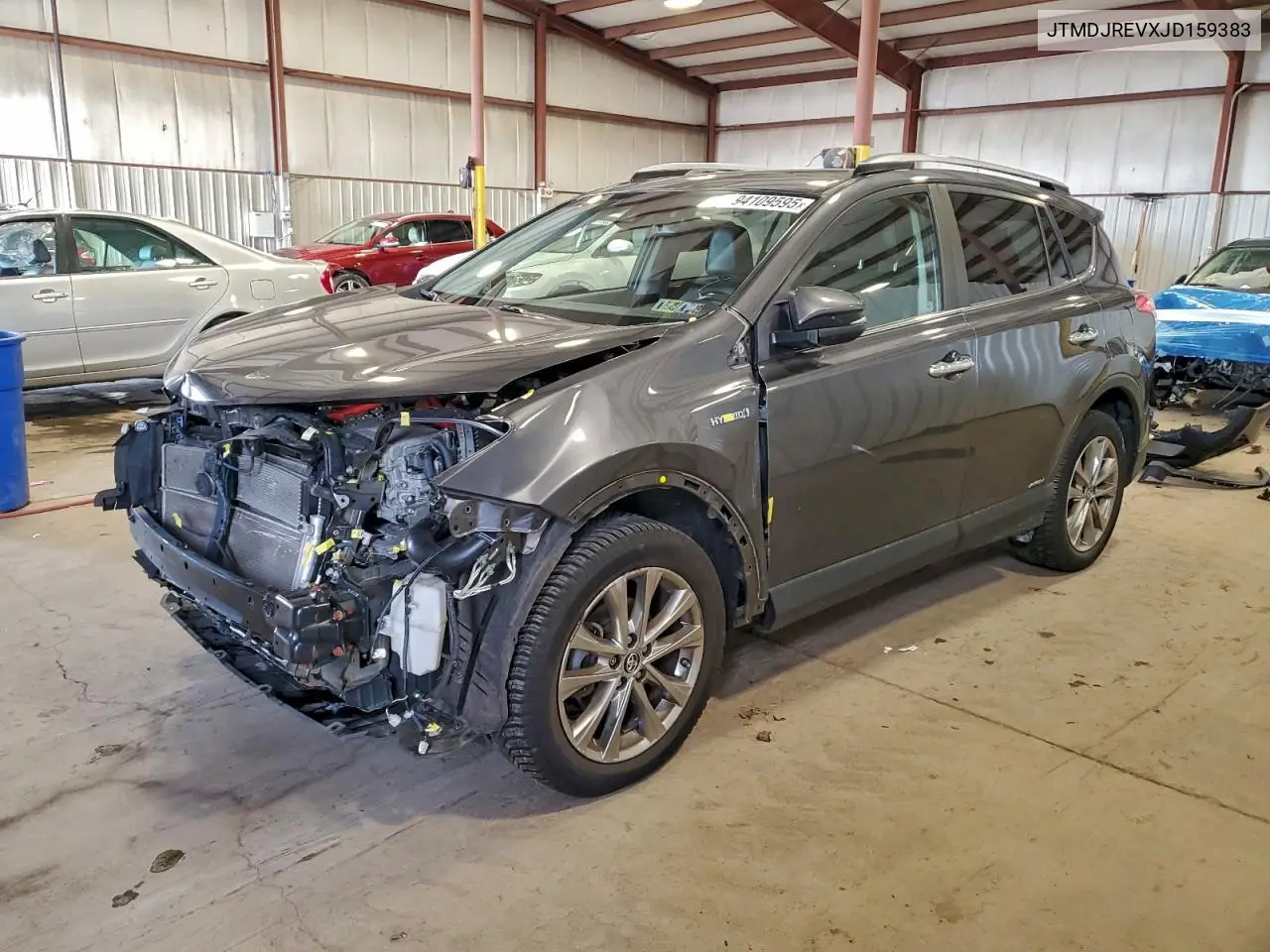 JTMDJREVXJD159383 2018 Toyota Rav4 Hv Limited