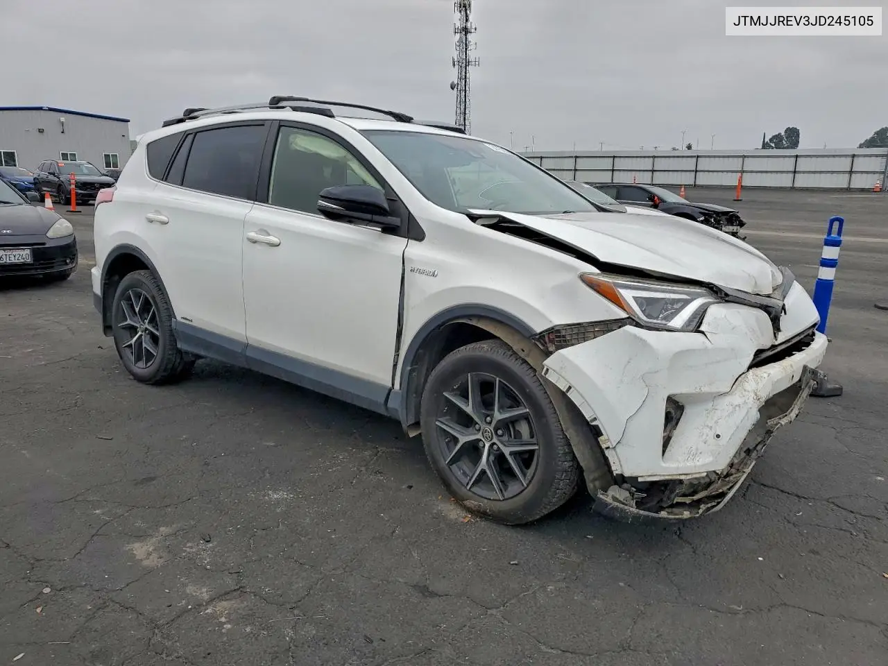 JTMJJREV3JD245105 2018 Toyota Rav4 Hv Se
