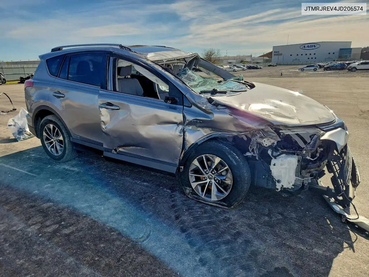 JTMRJREV4JD206574 2018 Toyota Rav4 Hv Le