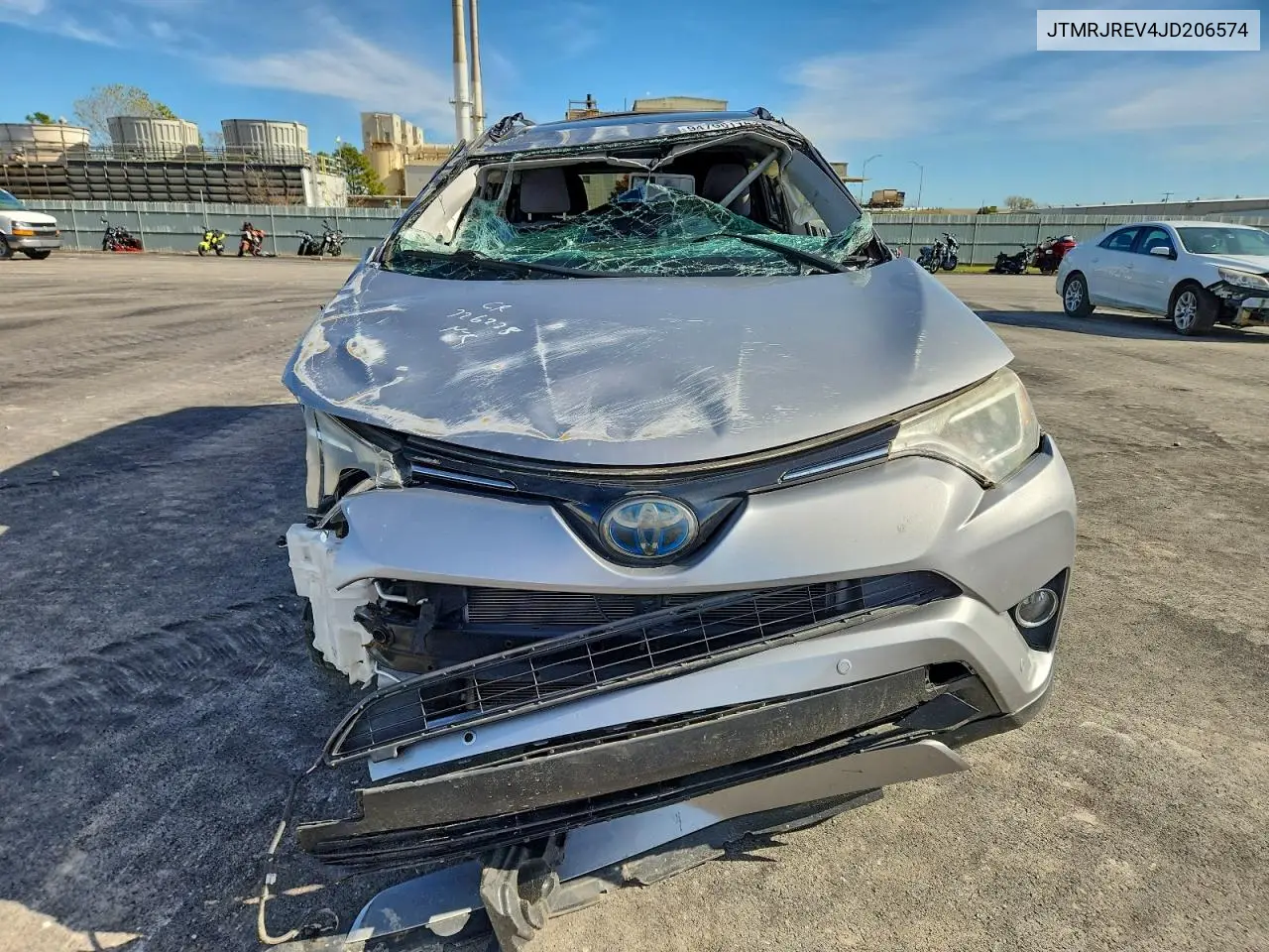 JTMRJREV4JD206574 2018 Toyota Rav4 Hv Le