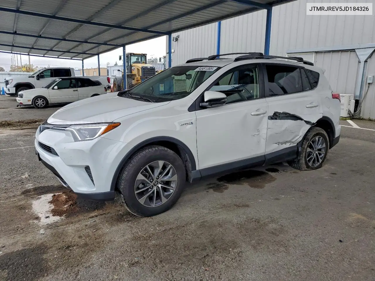 JTMRJREV5JD184326 2018 Toyota Rav4 Hv Le