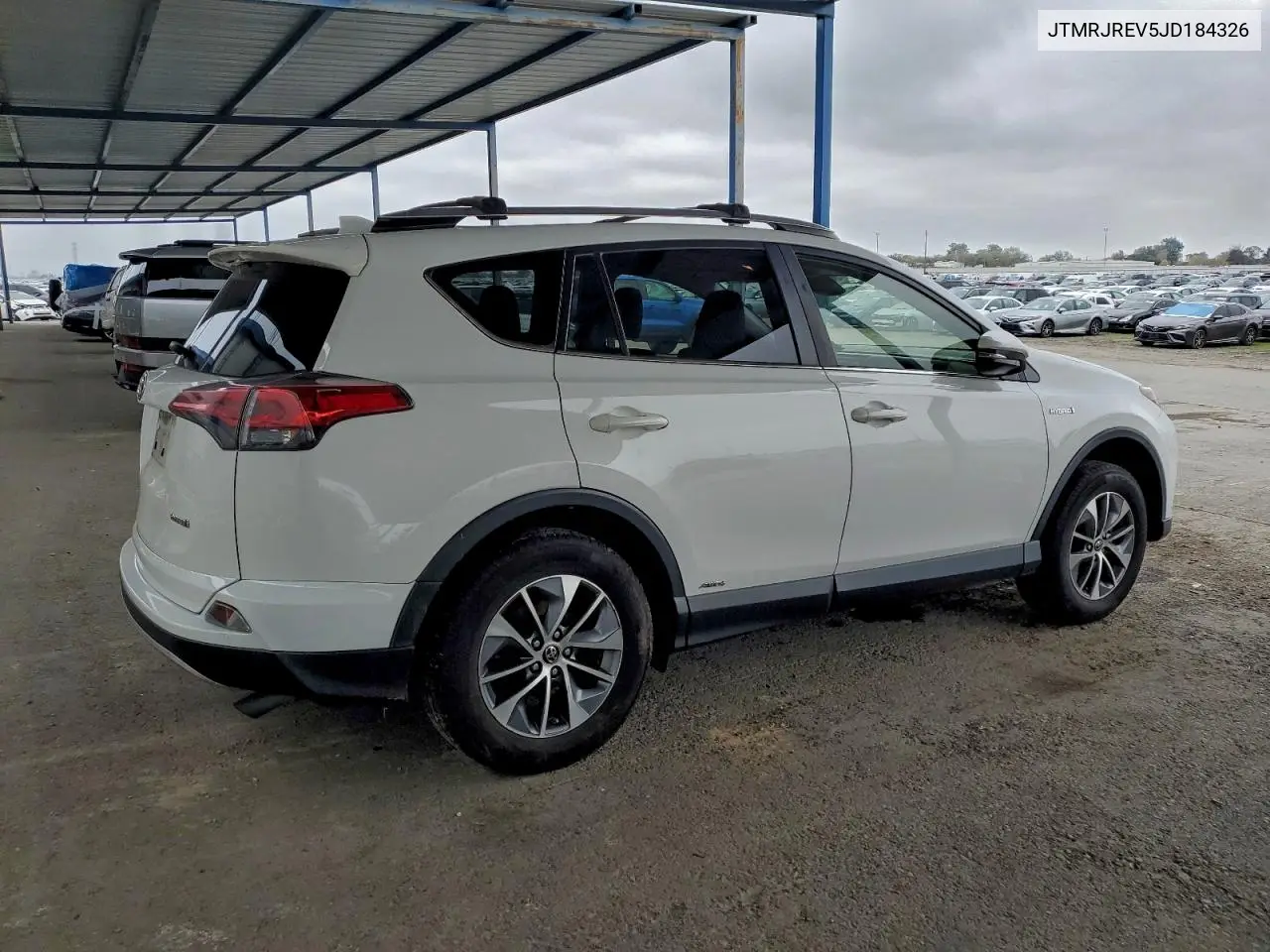 JTMRJREV5JD184326 2018 Toyota Rav4 Hv Le