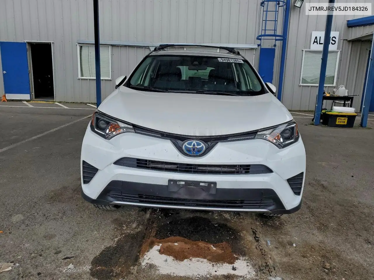 JTMRJREV5JD184326 2018 Toyota Rav4 Hv Le