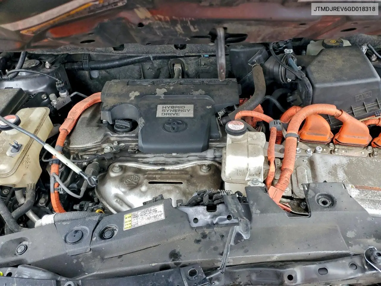 JTMDJREV6GD018318 2016 Toyota Rav4 Hv Limited