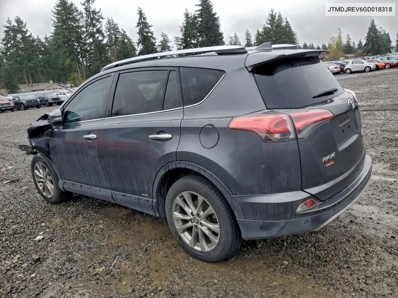 JTMDJREV6GD018318 2016 Toyota Rav4 Hv Limited