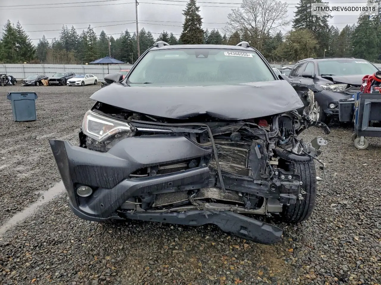 JTMDJREV6GD018318 2016 Toyota Rav4 Hv Limited