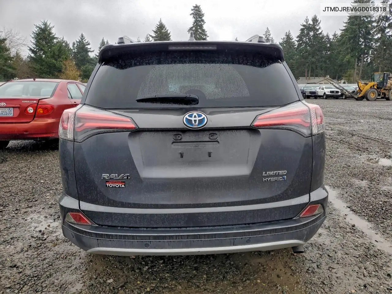 JTMDJREV6GD018318 2016 Toyota Rav4 Hv Limited