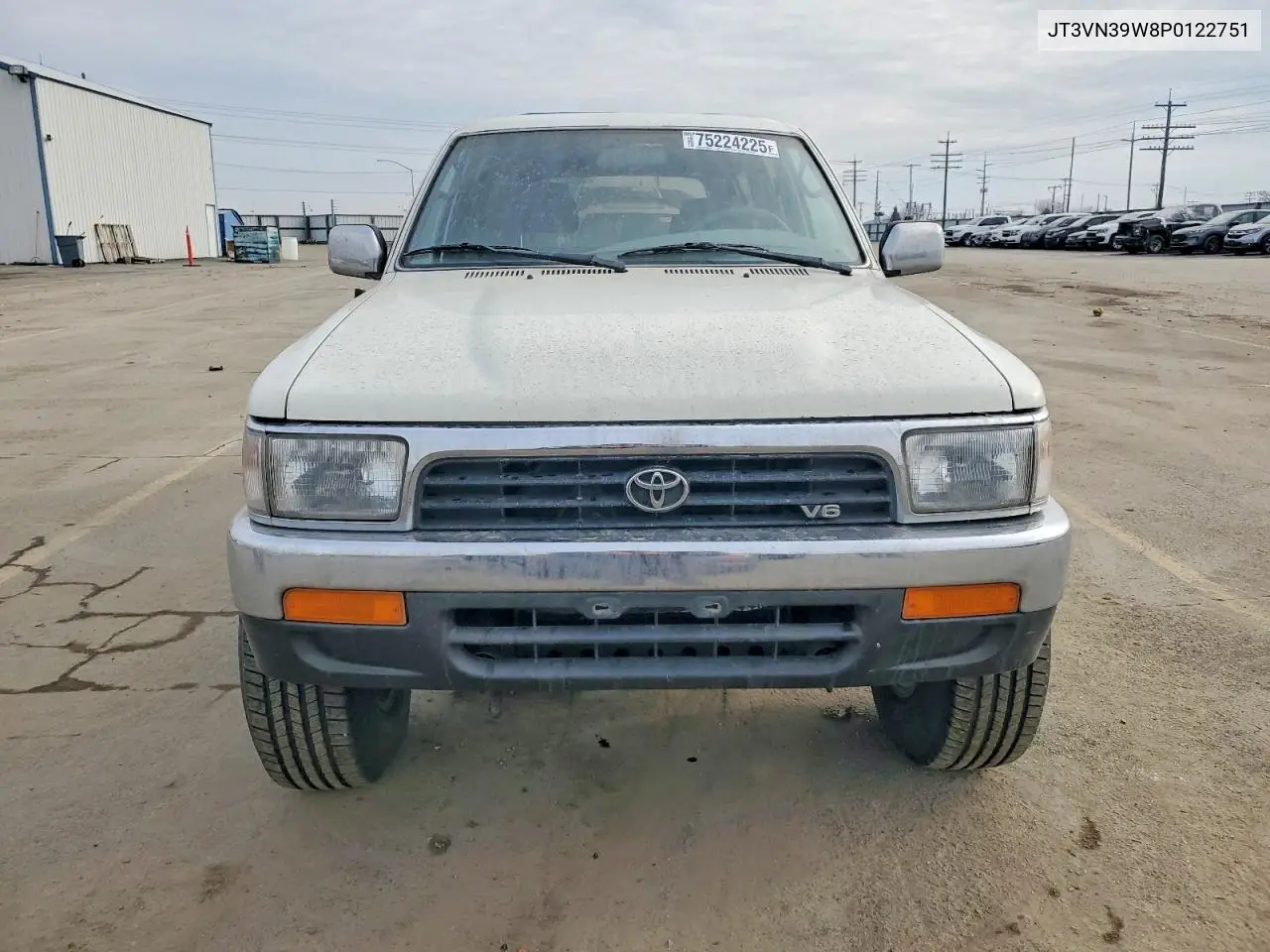 1993 Toyota 4Runner Sr5 V6 VIN: JT3VN39W8P0122751 Lot: 75224225