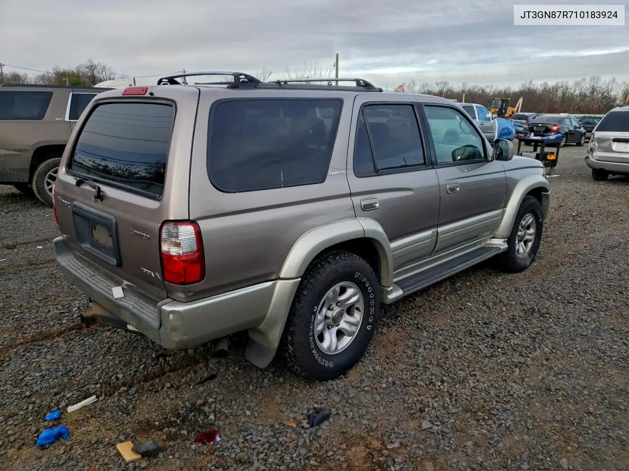 JT3GN87R710183924 2001 Toyota 4Runner Limited