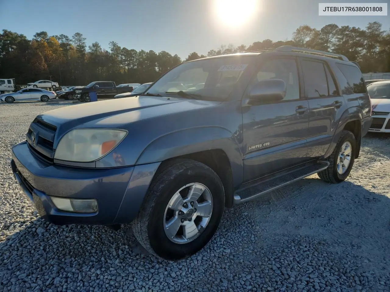 JTEBU17R638001808 2003 Toyota 4Runner Limited