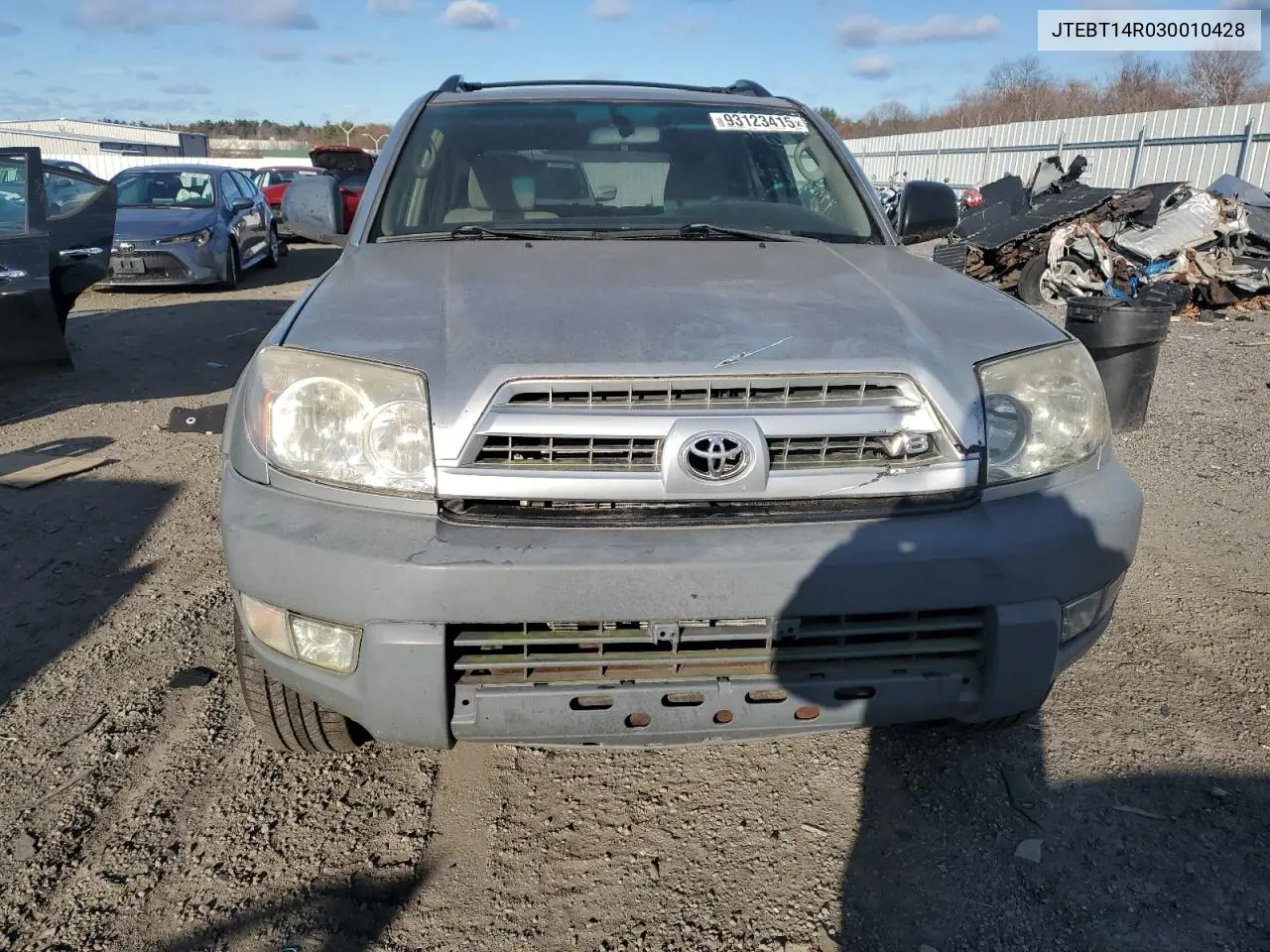 JTEBT14R030010428 2003 Toyota 4Runner Sr5