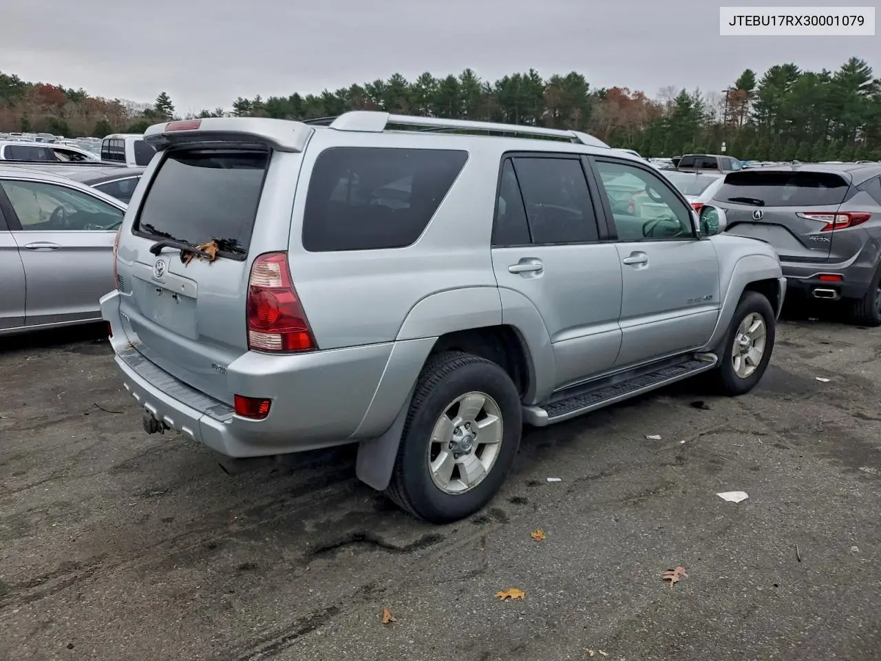 JTEBU17RX30001079 2003 Toyota 4Runner Limited
