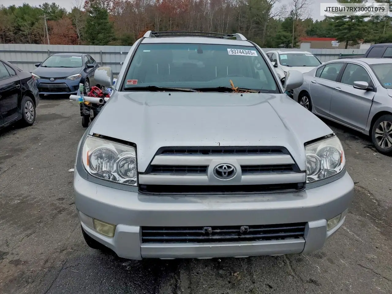 JTEBU17RX30001079 2003 Toyota 4Runner Limited